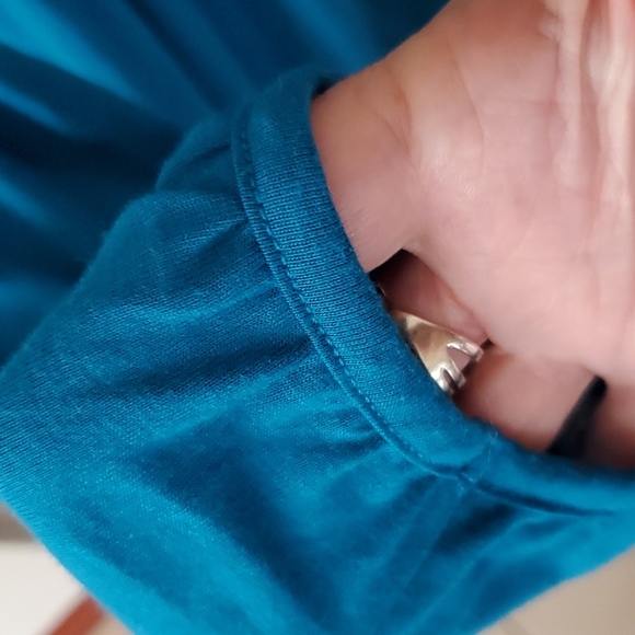 Banana Republic M dark turquoise top - Picture 4 of 6